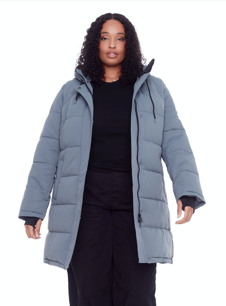 Plus size womens parka 2025 coats