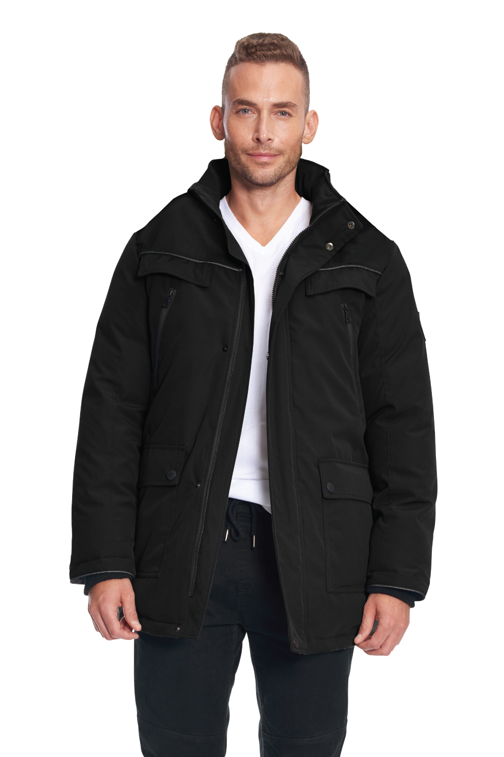 FRASER | MEN'S VEGAN DOWN (RECYCLED) PARKA, BLACK – Alpine North US