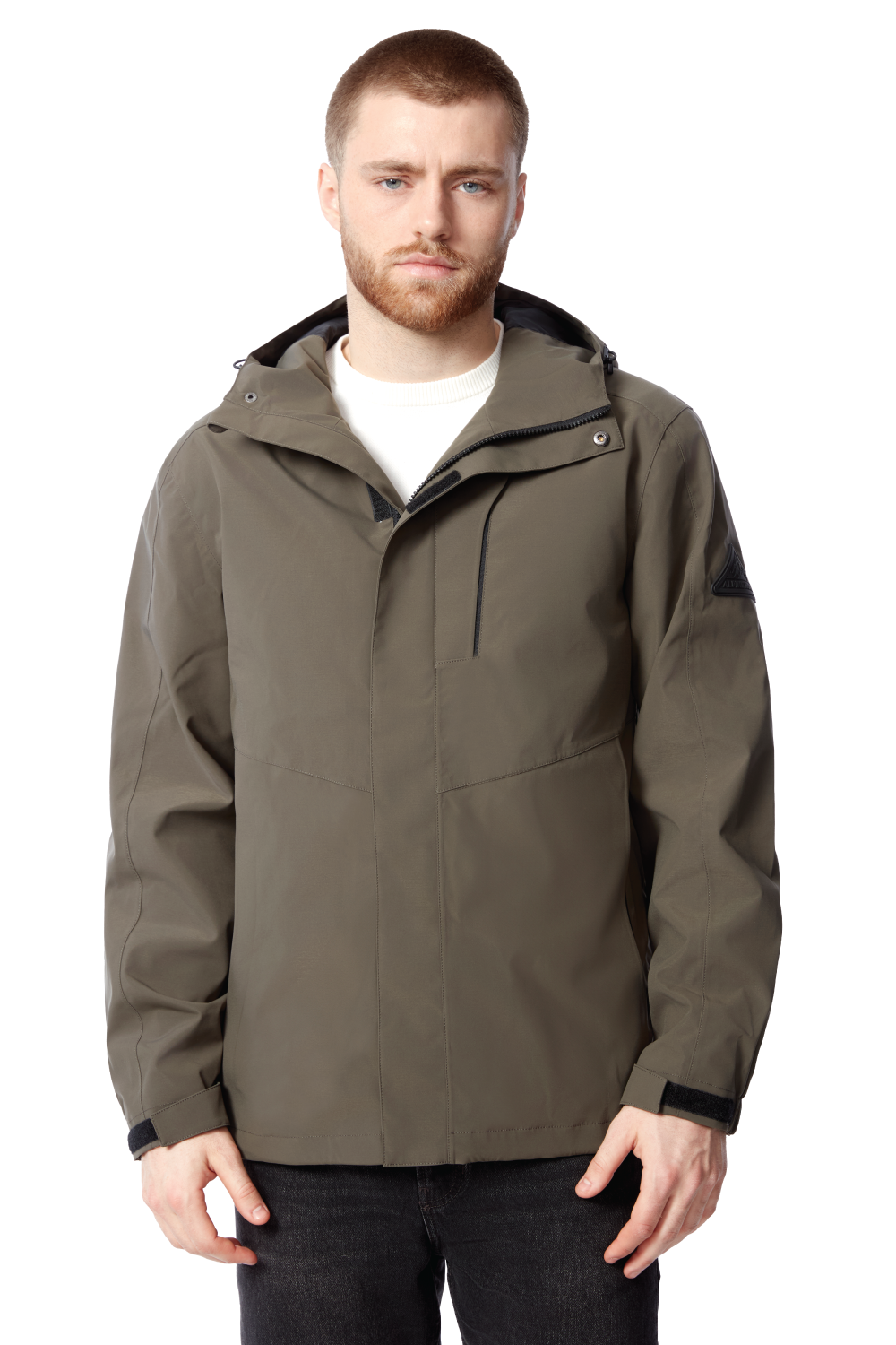 HUDSON | MEN'S RAIN JACKET, DARK OLIVE – Alpine North US