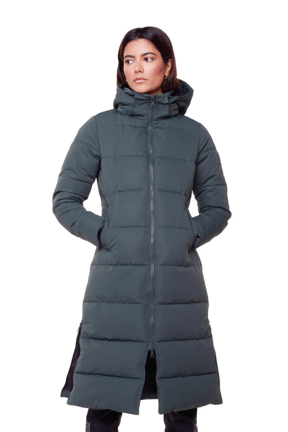KLUANE | WOMEN'S VEGAN DOWN (RECYCLED) ULTRA LONG LENGTH PARKA KLUANE | WOMEN'S VEGAN DOWN (RECYCLED) ULTRA LONG LENGTH PARKA