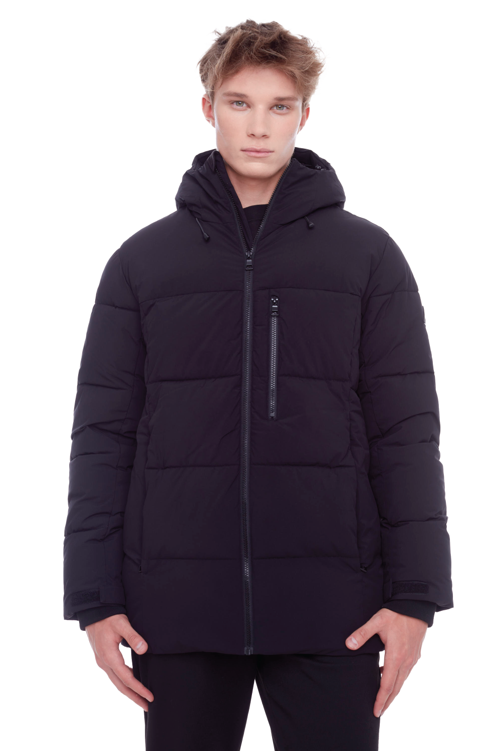 BANFF | MEN'S VEGAN DOWN (RECYCLED) PUFFER JACKET, BLACK – Alpine