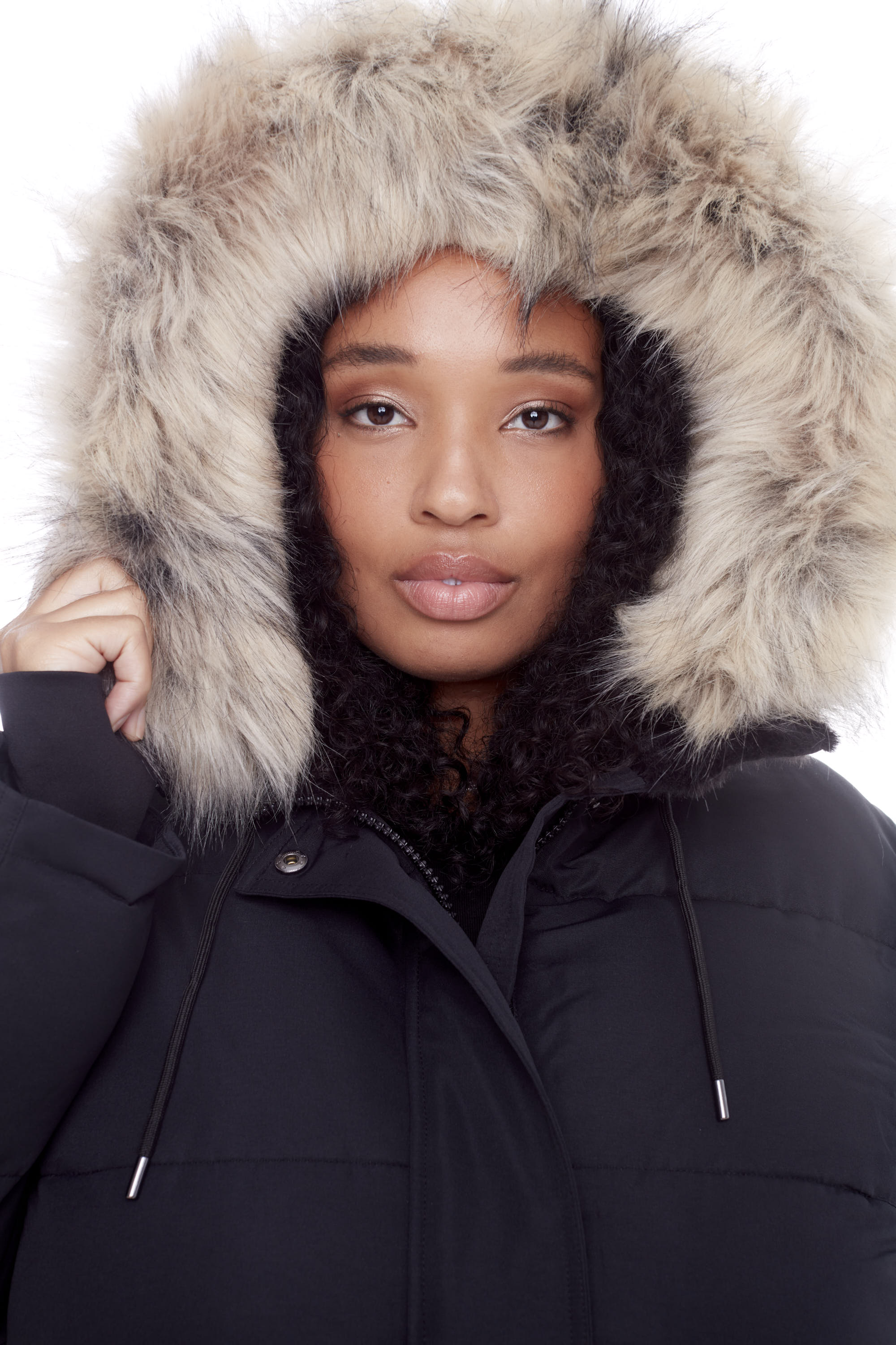 AULAVIK PLUS | WOMEN'S VEGAN DOWN (RECYCLED) MID-LENGTH HOODED