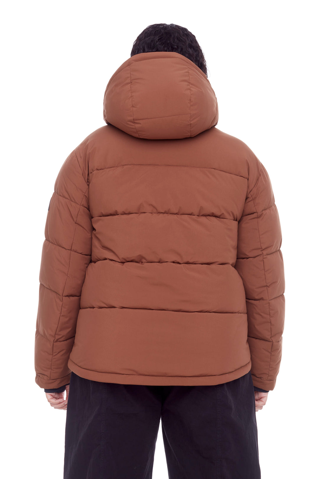 FORILLON PLUS | WOMEN'S VEGAN DOWN (RECYCLED) SHORT QUILTED PUFFER JACKET, MAPLE (PLUS SIZE)