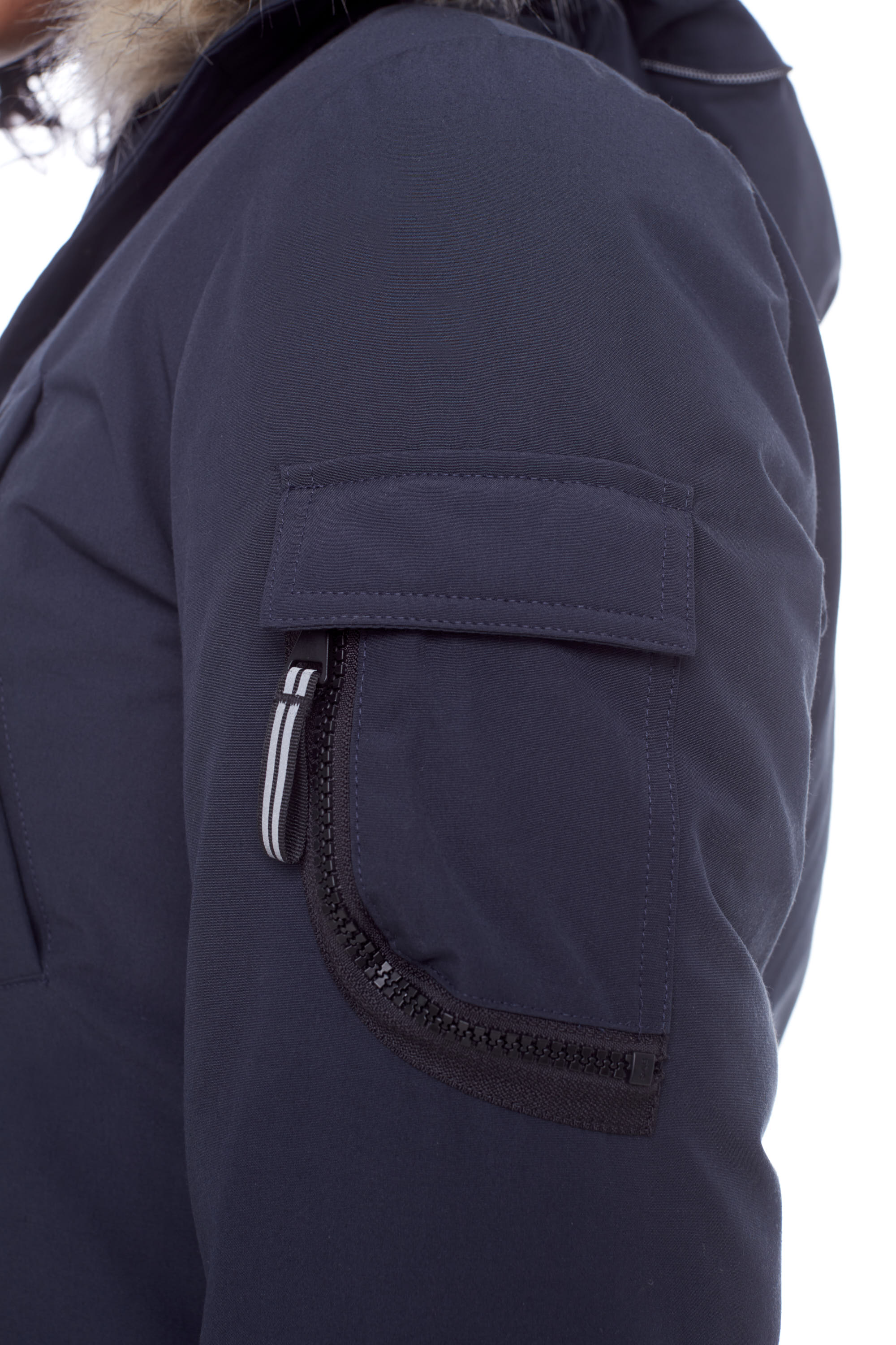 LAURENTIAN | WOMEN'S VEGAN DOWN (RECYCLED) LONG PARKA, NAVY