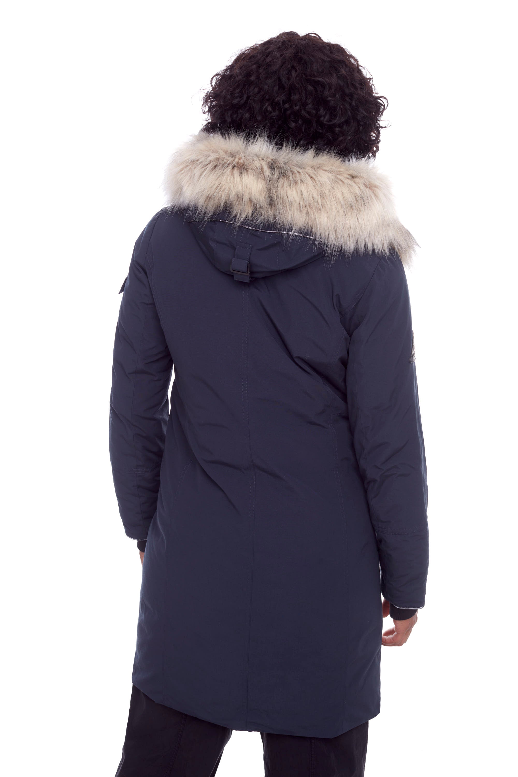 DAN  Navy Parka (Lサイズ) LAURENTIAN | WOMEN'S VEGAN DOWN (RECYCLED) LONG PARKA, NAVY