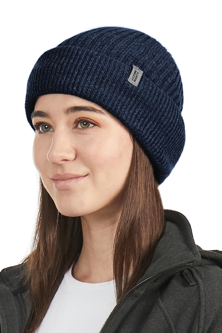 UNISEX CUFF BEANIE, NAVY