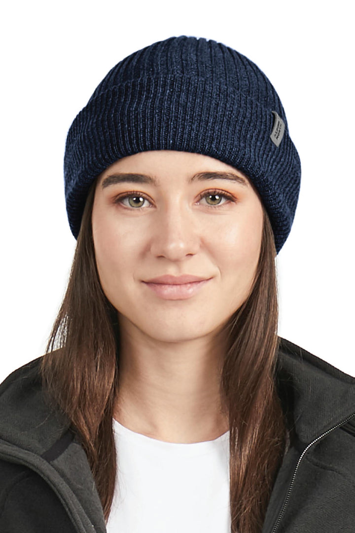 UNISEX CUFF BEANIE, NAVY