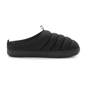 SEATON | INSULATED PUFFER SLIPPERS, BLACK