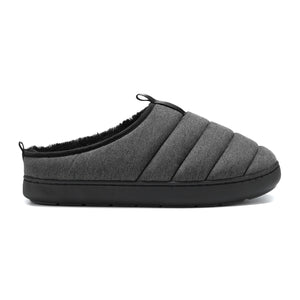 SEATON | INSULATED PUFFER SLIPPERS, GREY