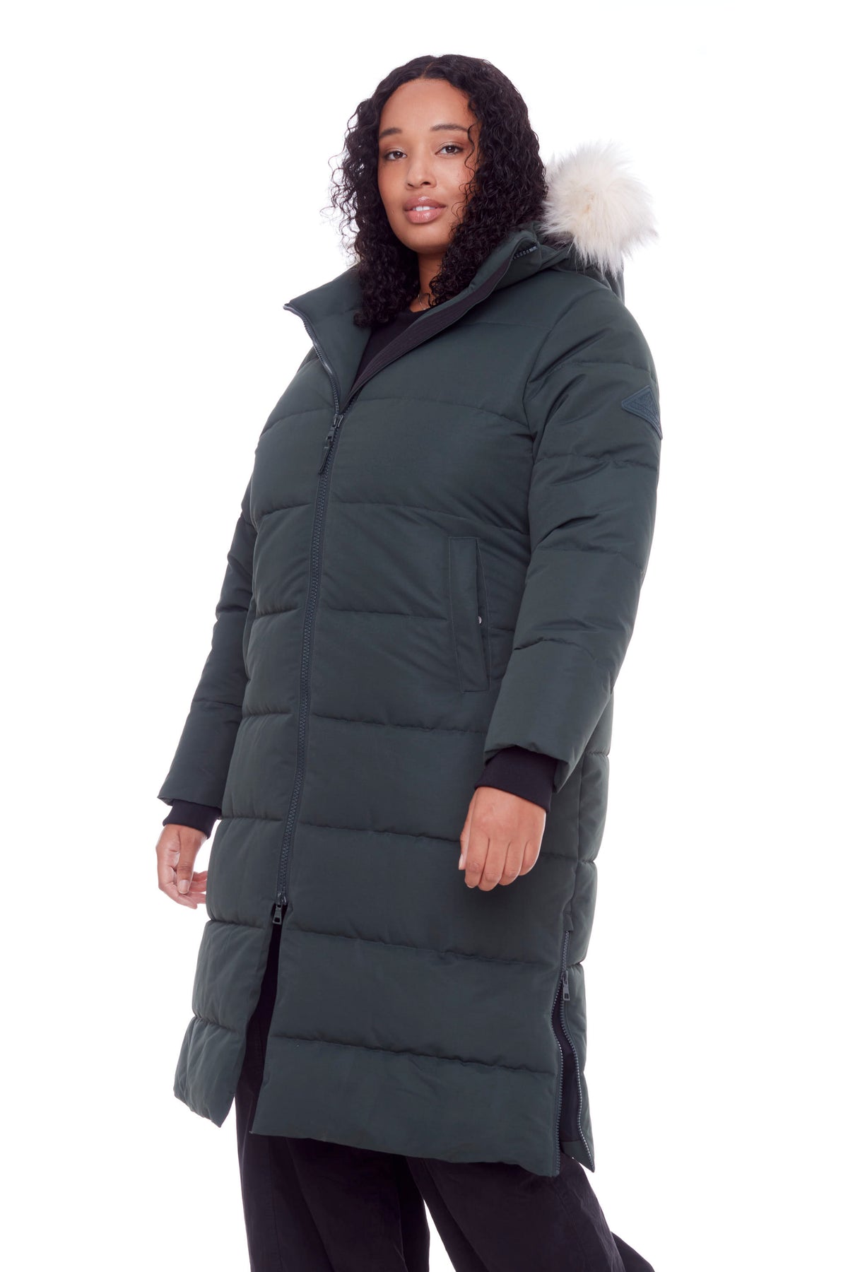 Alpine north womens vegan down drawstring winter parka online