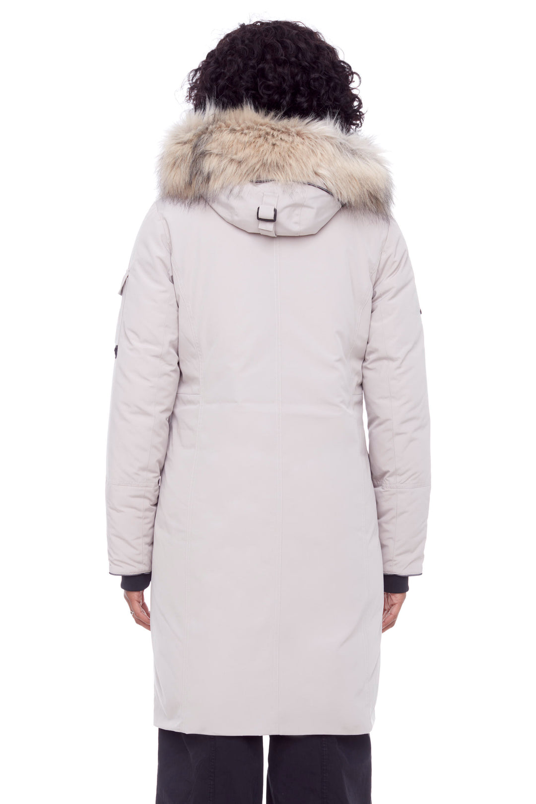 LAURENTIAN | WOMEN'S VEGAN DOWN (RECYCLED) LONG PARKA, TAUPE