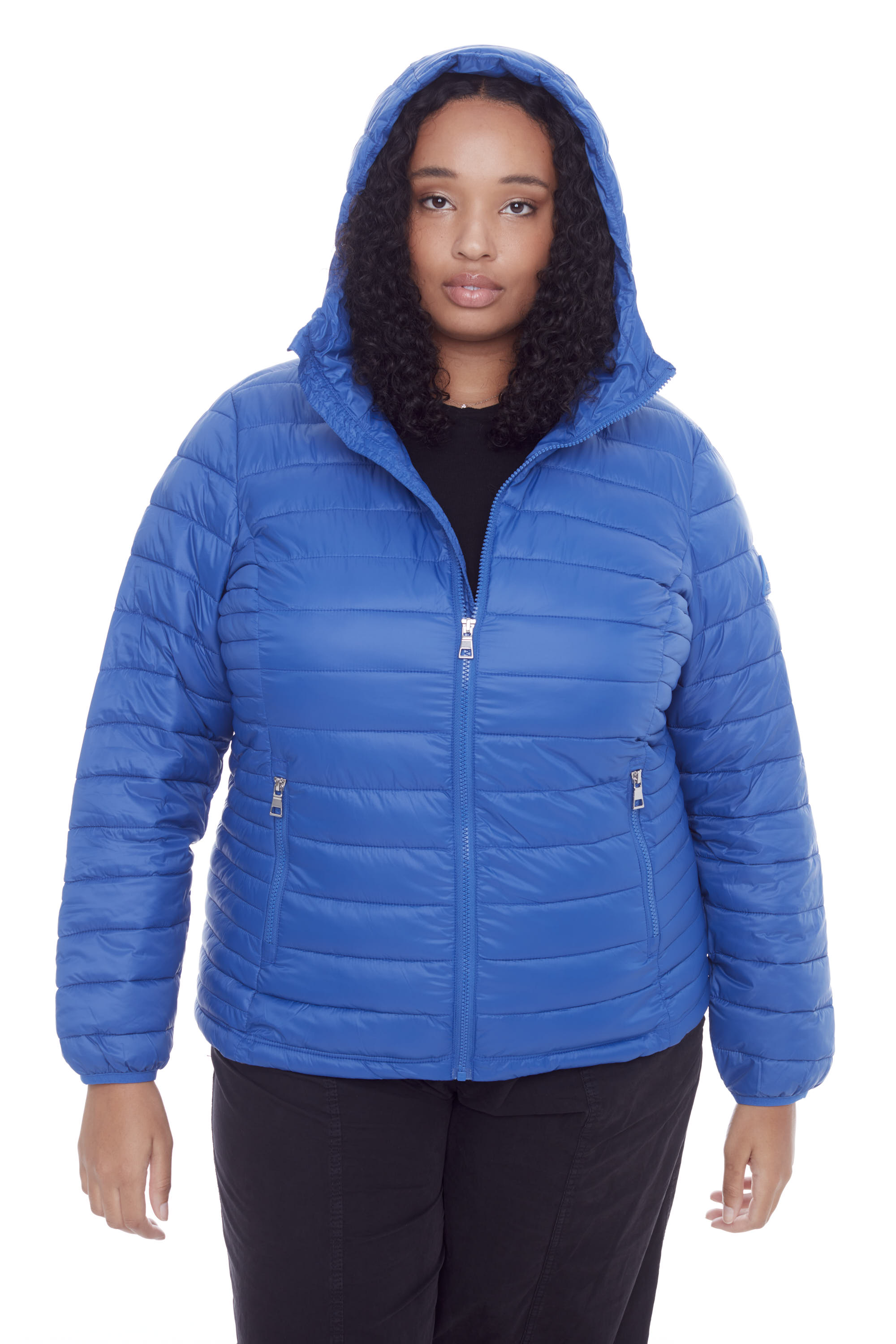 Plus size deals packable puffer