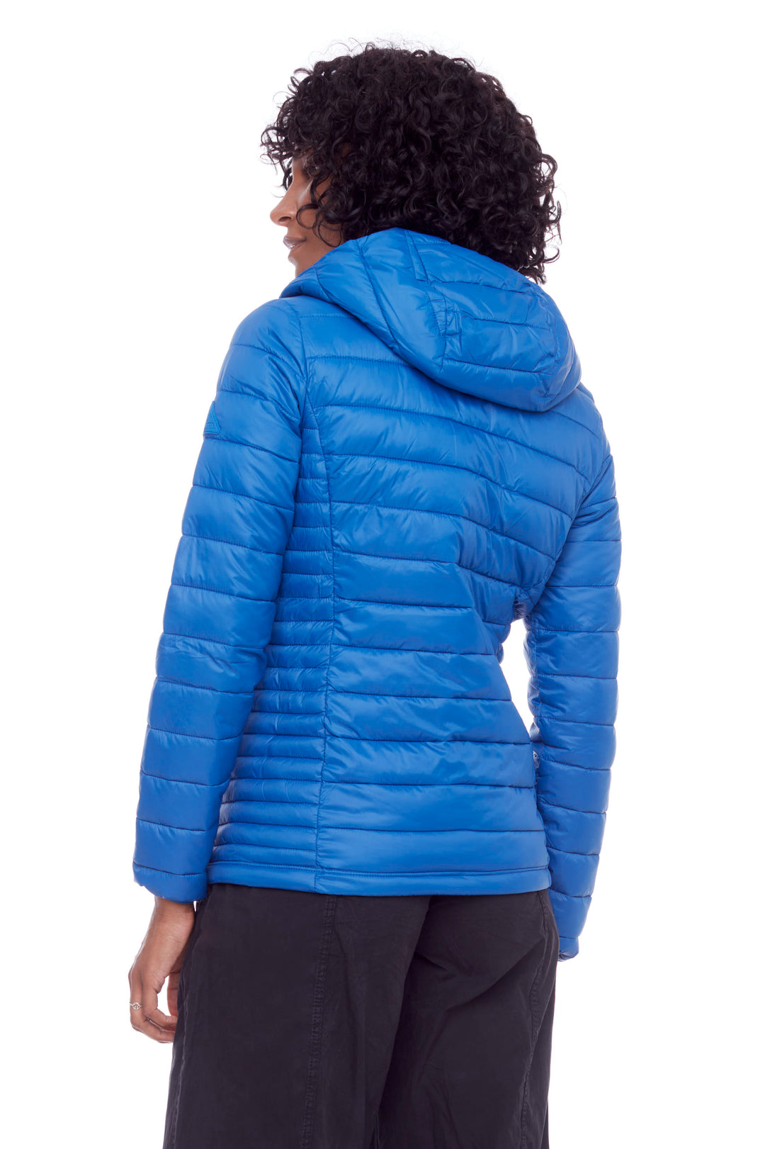 YOHO LADIES' | WOMEN'S VEGAN DOWN (RECYCLED) LIGHTWEIGHT PACKABLE PUFFER, COBALT