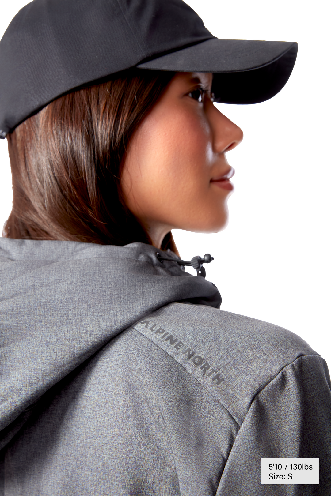 MACKENZIE | WOMEN'S FLEECE LINED SOFTSHELL WINDBREAKER, DARK GREY
