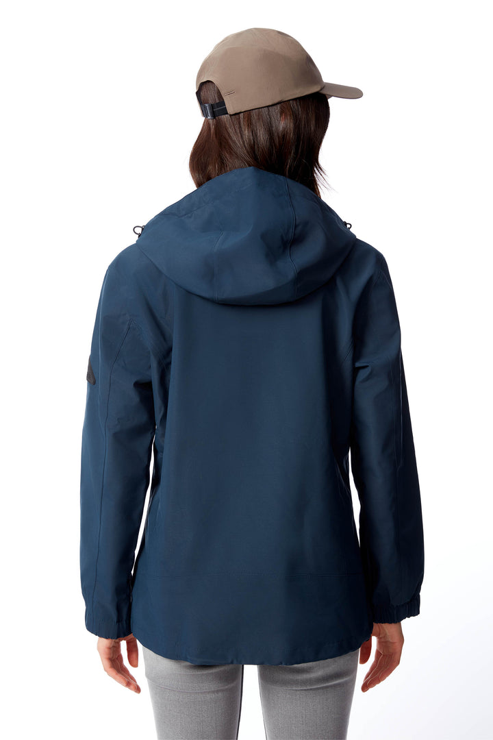 TAHSIS | WOMEN'S WATERPROOF RAIN JACKET, NAVY