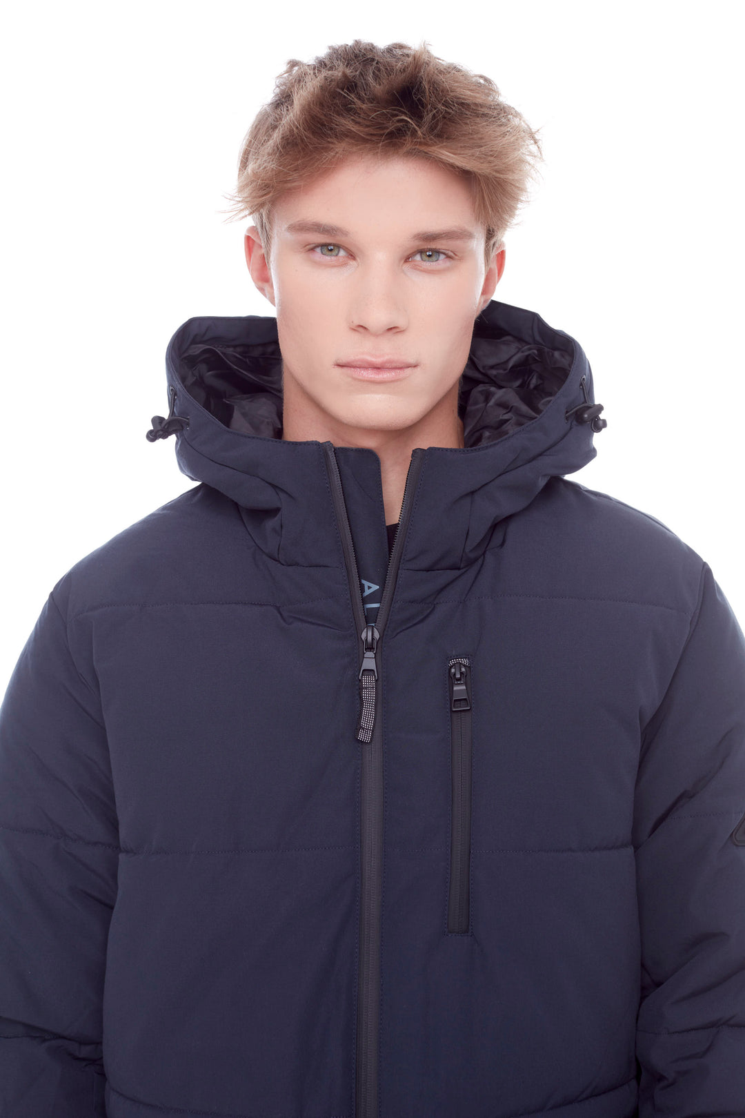 JASPER MEN'S VEGAN DOWN (RECYCLED) PUFFER COAT, NAVY – Alpine