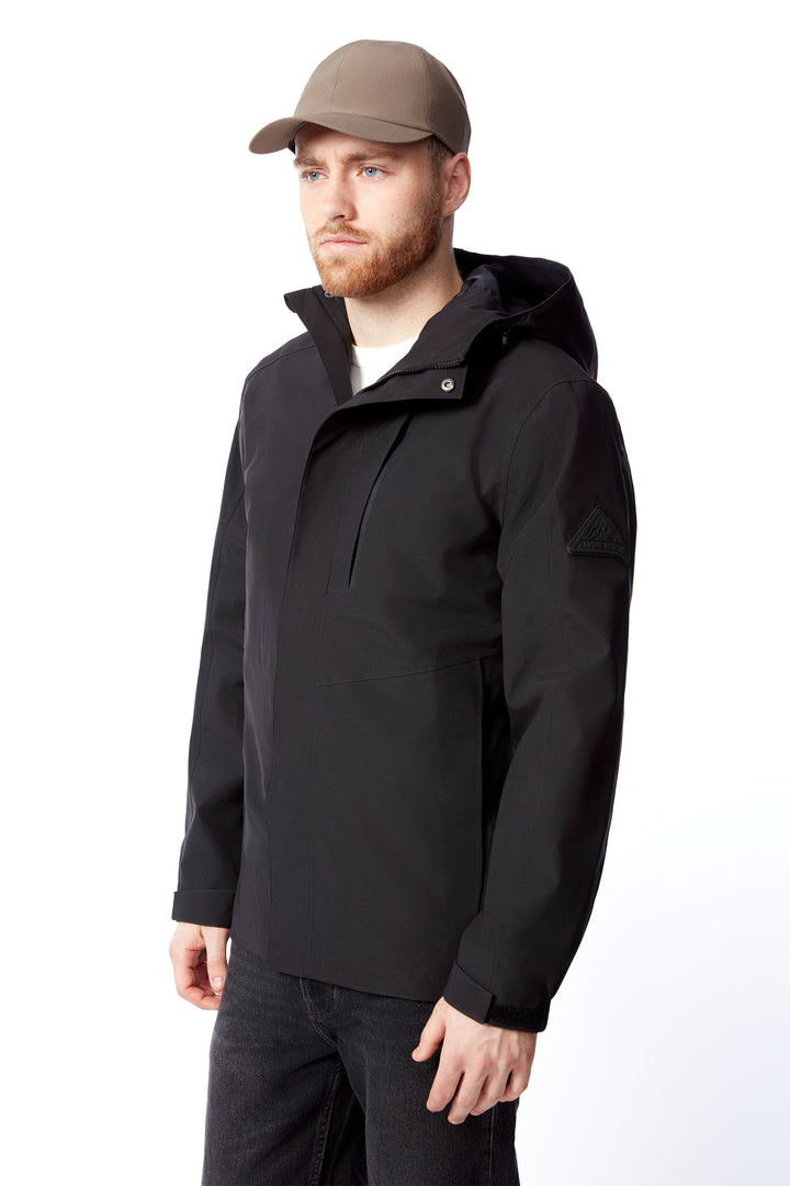 HUDSON | MEN'S RAIN JACKET, BLACK