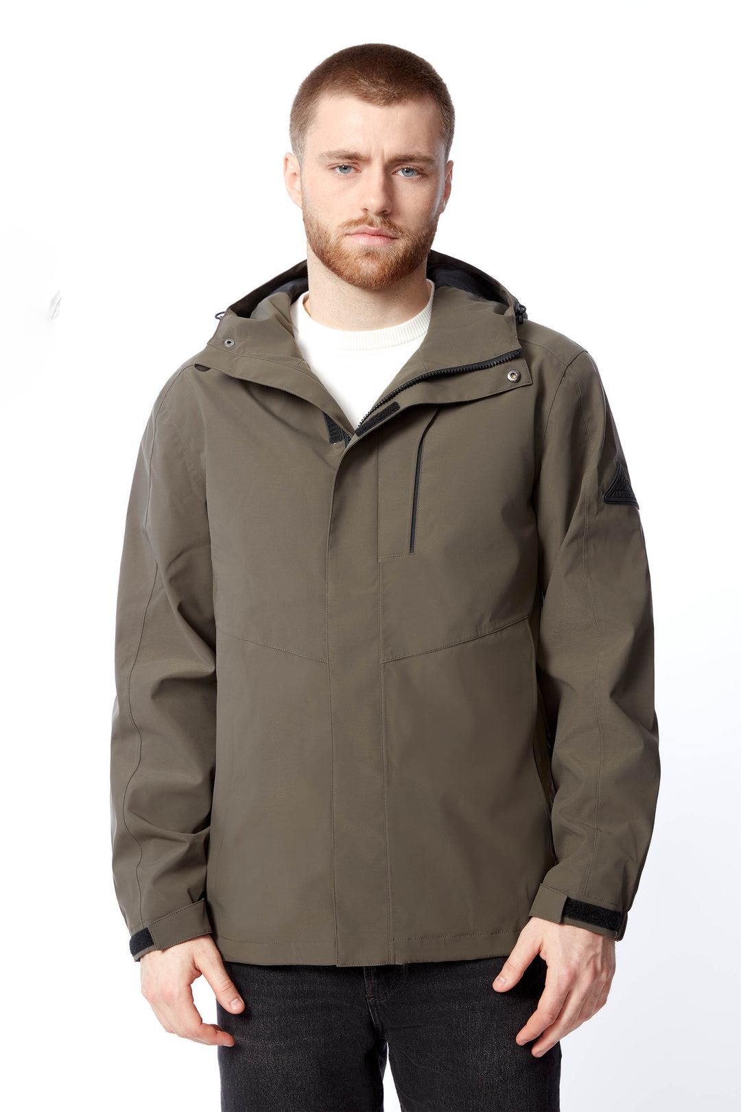 HUDSON | MEN'S RAIN JACKET, DARK OLIVE
