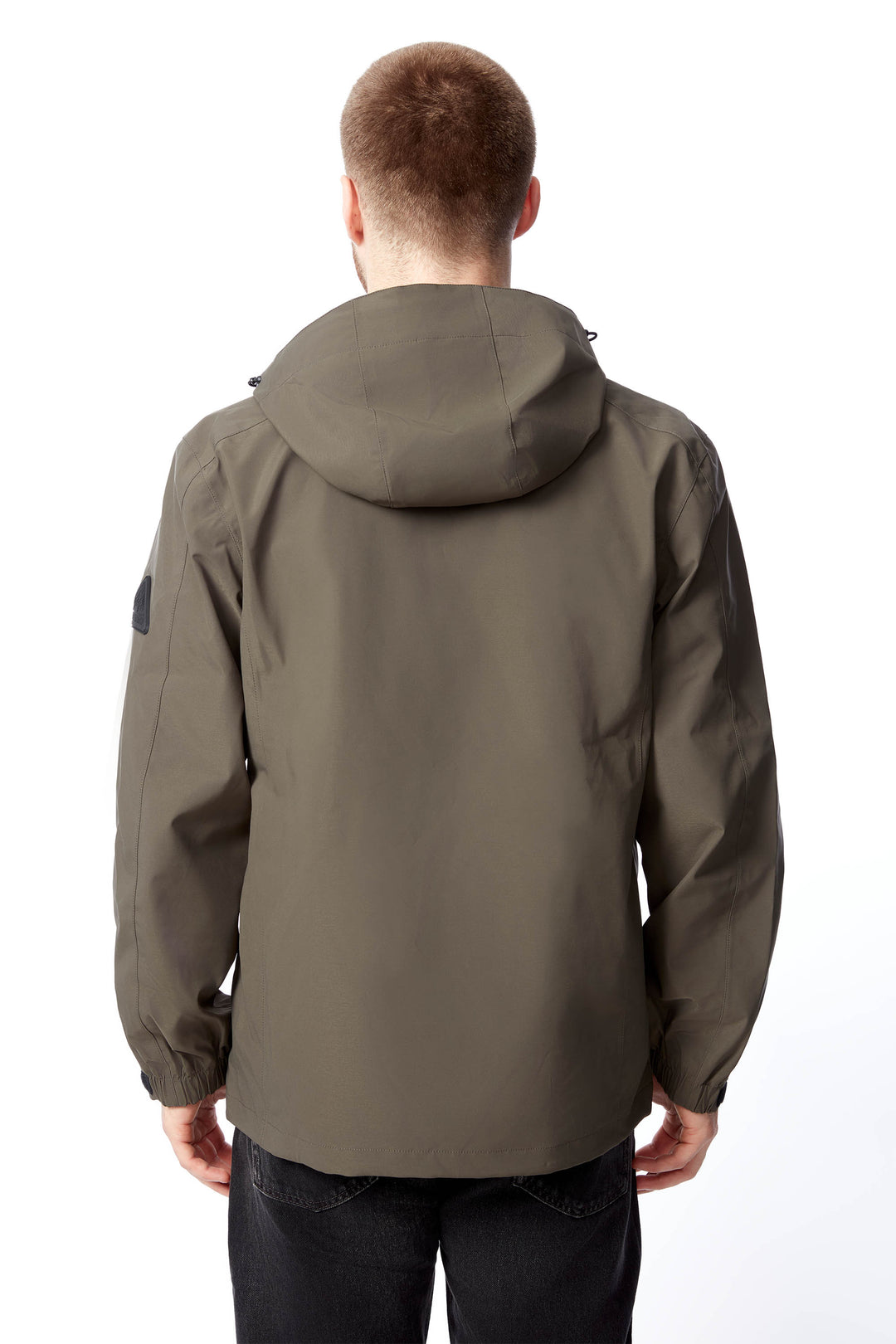 HUDSON | MEN'S RAIN JACKET, DARK OLIVE