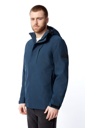 HUDSON | MEN'S RAIN JACKET, NAVY