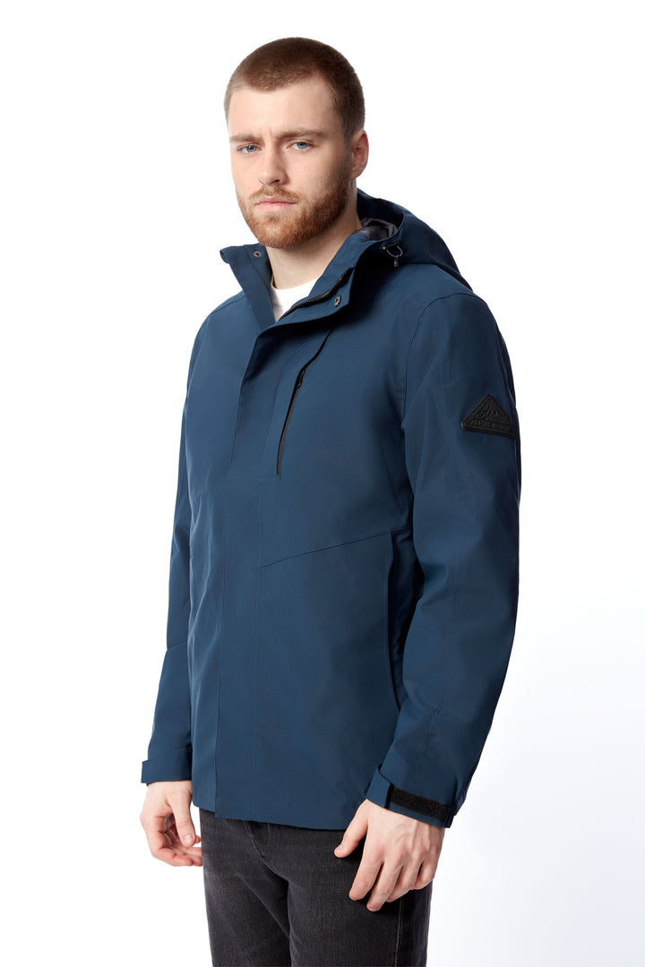 HUDSON | MEN'S RAIN JACKET, NAVY
