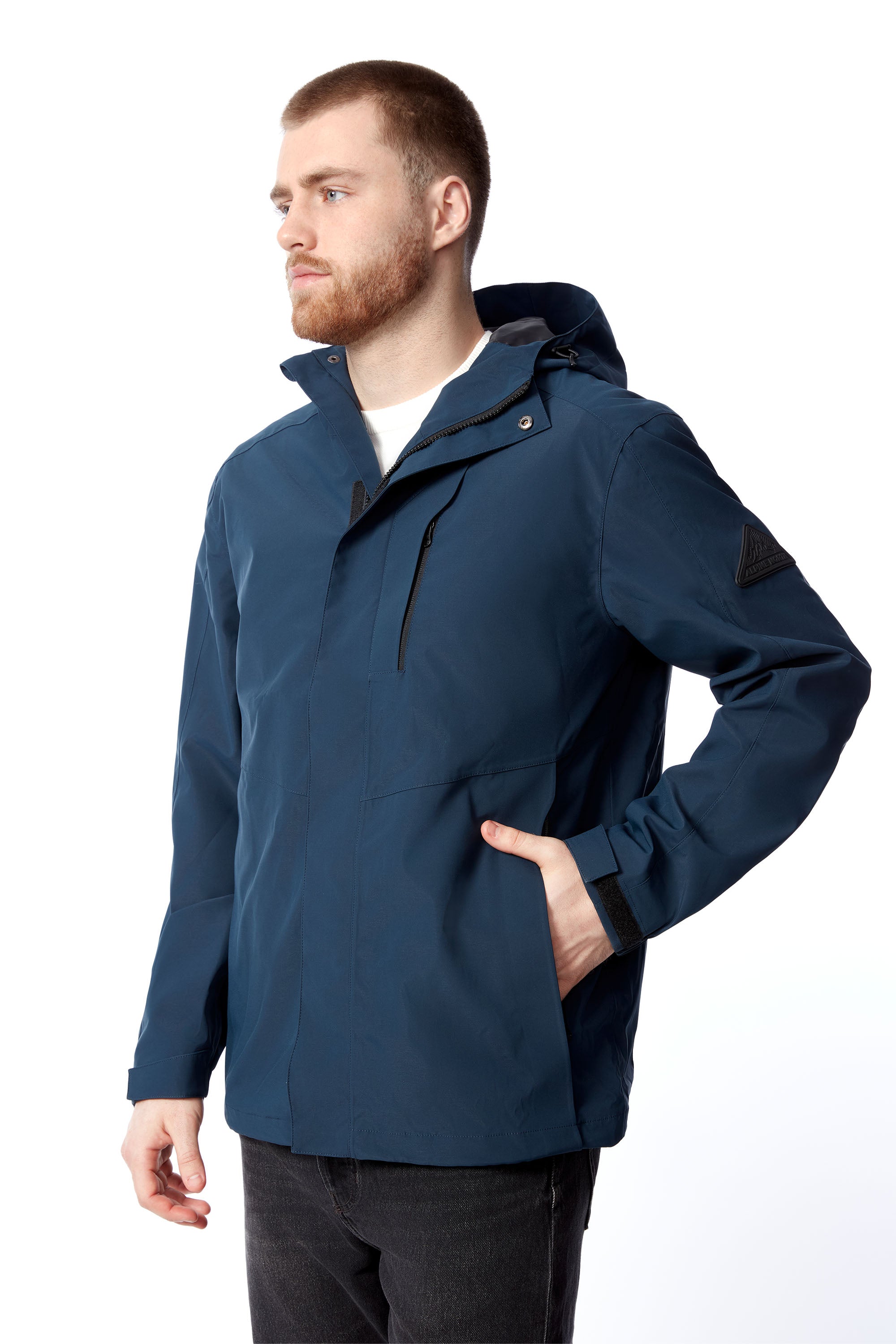 HUDSON | MEN'S RAIN JACKET, NAVY – Alpine North US