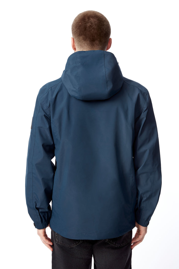 HUDSON | MEN'S RAIN JACKET, NAVY