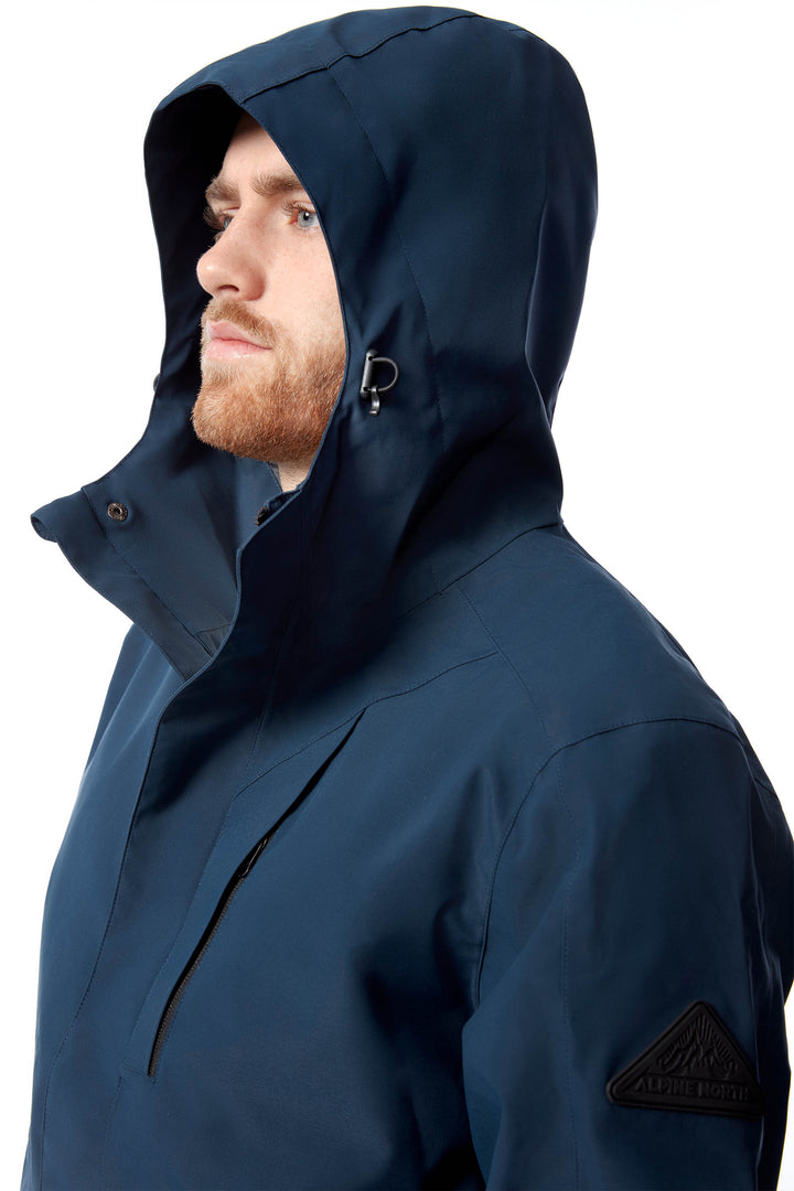HUDSON | MEN'S RAIN JACKET, NAVY