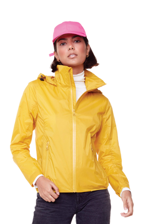 PELLY | WOMEN'S (RECYCLED) ULTRALIGHT WINDSHELL JACKET, YELLOW