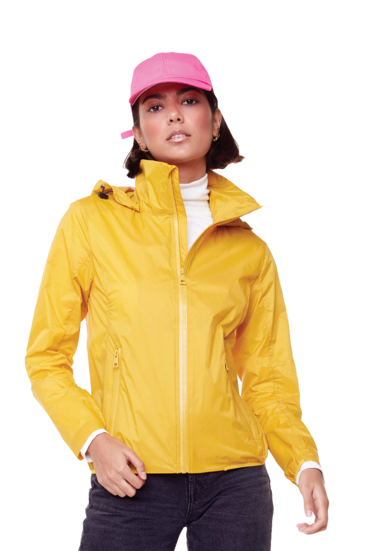 PELLY | WOMEN'S (RECYCLED) ULTRALIGHT WINDSHELL JACKET, YELLOW