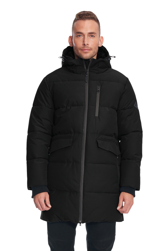   JASPER ダウン JASPER | MEN'S VEGAN DOWN (RECYCLED) PUFFER COAT, BLACK – Alpine