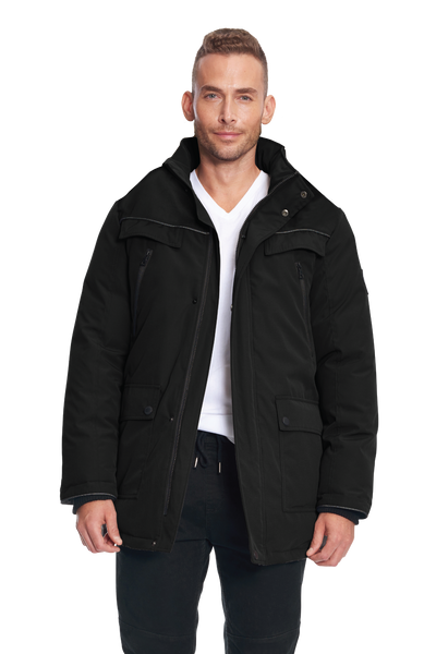 FRASER | MEN'S VEGAN DOWN (RECYCLED) PARKA, BLACK – Alpine North US