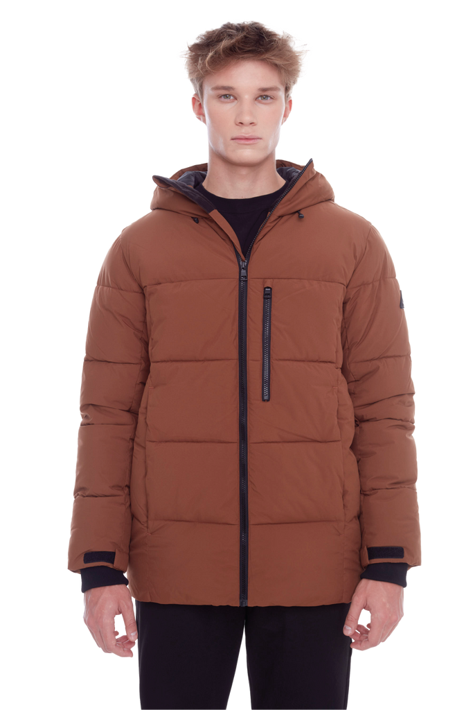 BANFF | MEN'S VEGAN DOWN (RECYCLED) PUFFER JACKET, MAPLE – Alpine