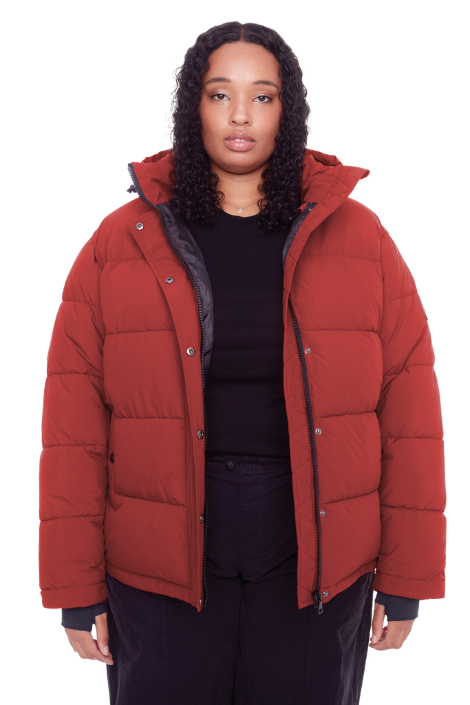 ジャケット・アウター   / short puffer down jacket FORILLON PLUS | WOMEN'S VEGAN DOWN (RECYCLED) SHORT PUFFER JACKET