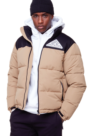 TUKTUT | MEN'S VEGAN DOWN (RECYCLED) PUFFER JACKET, CAMEL