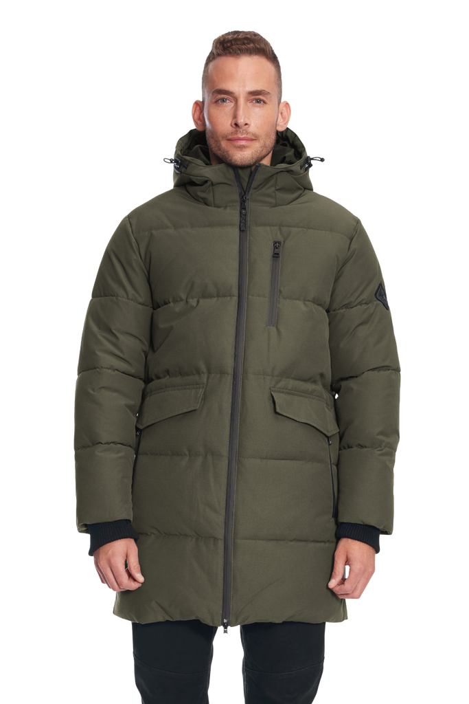 JASPER | MEN'S VEGAN DOWN (RECYCLED) PUFFER COAT, OLIVE – Alpine JASPER | MEN'S VEGAN DOWN (RECYCLED) PUFFER COAT, OLIVE – Alpine