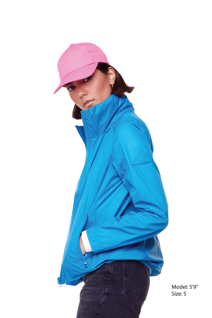 PELLY | WOMEN'S (RECYCLED) ULTRALIGHT WINDSHELL JACKET, BLUE