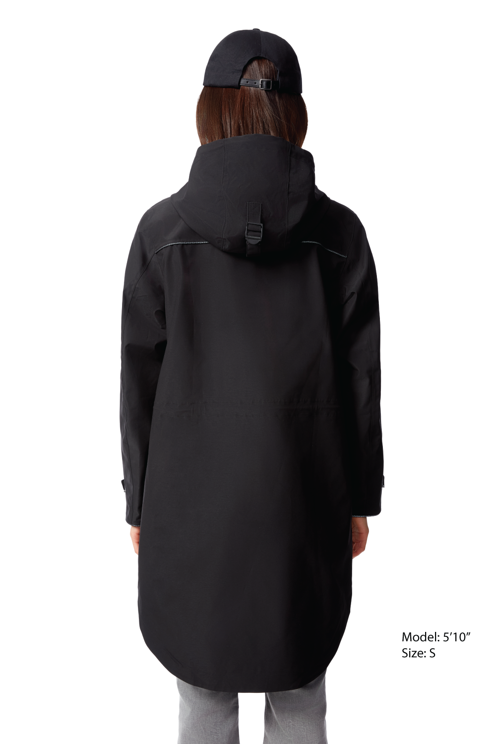 KUSAWA | WOMEN'S DRAWSTRING RAINCOAT, BLACK – Alpine North US KUSAWA | WOMEN'S DRAWSTRING RAINCOAT, BLACK – Alpine North US