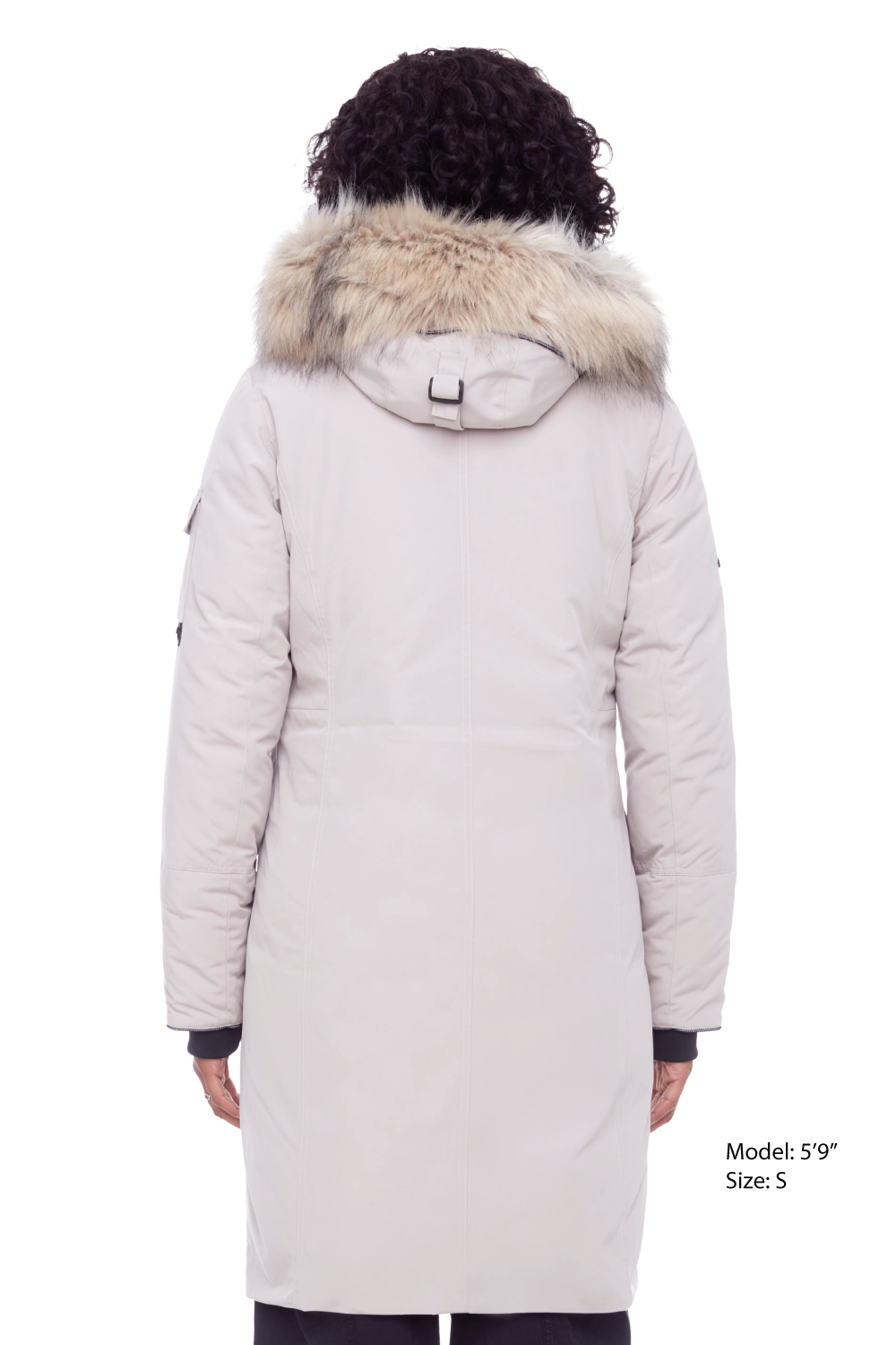 LAURENTIAN | WOMEN'S VEGAN DOWN (RECYCLED) LONG PARKA, TAUPE