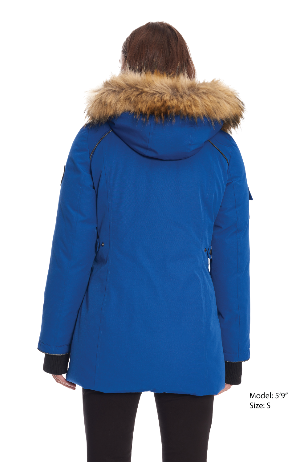 GLACIER | WOMEN'S VEGAN DOWN (RECYCLED) PARKA, COBALT