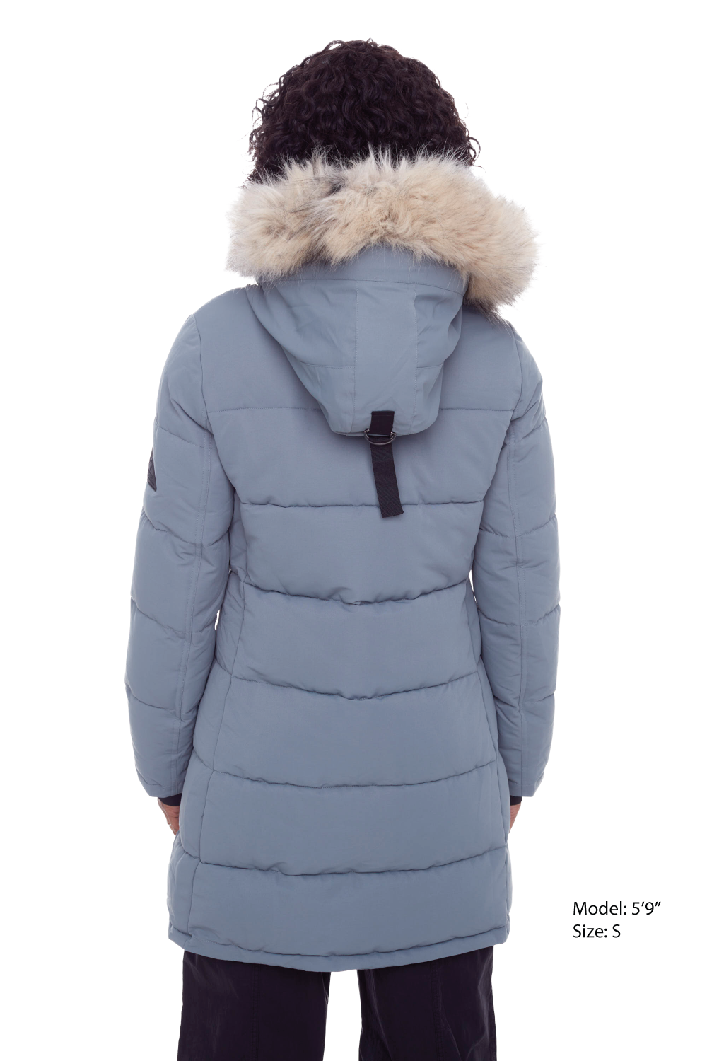 AULAVIK | WOMEN'S VEGAN DOWN (RECYCLED) MID-LENGTH HOODED PARKA
