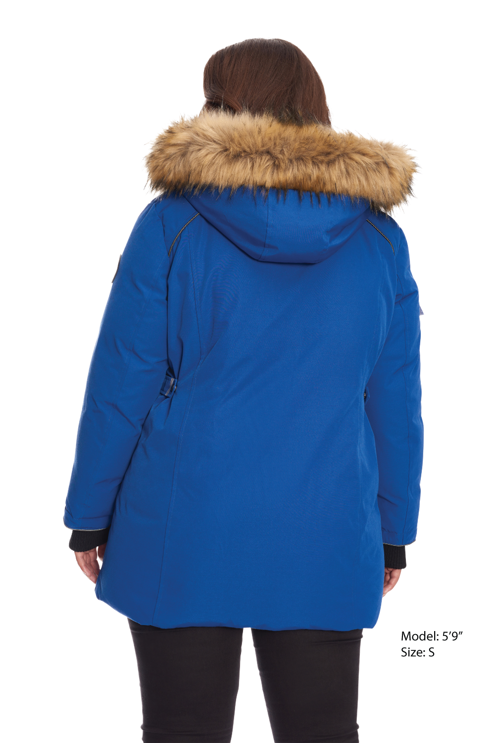 GLACIER PLUS | WOMEN'S VEGAN DOWN (RECYCLED) PARKA, COBALT (PLUS