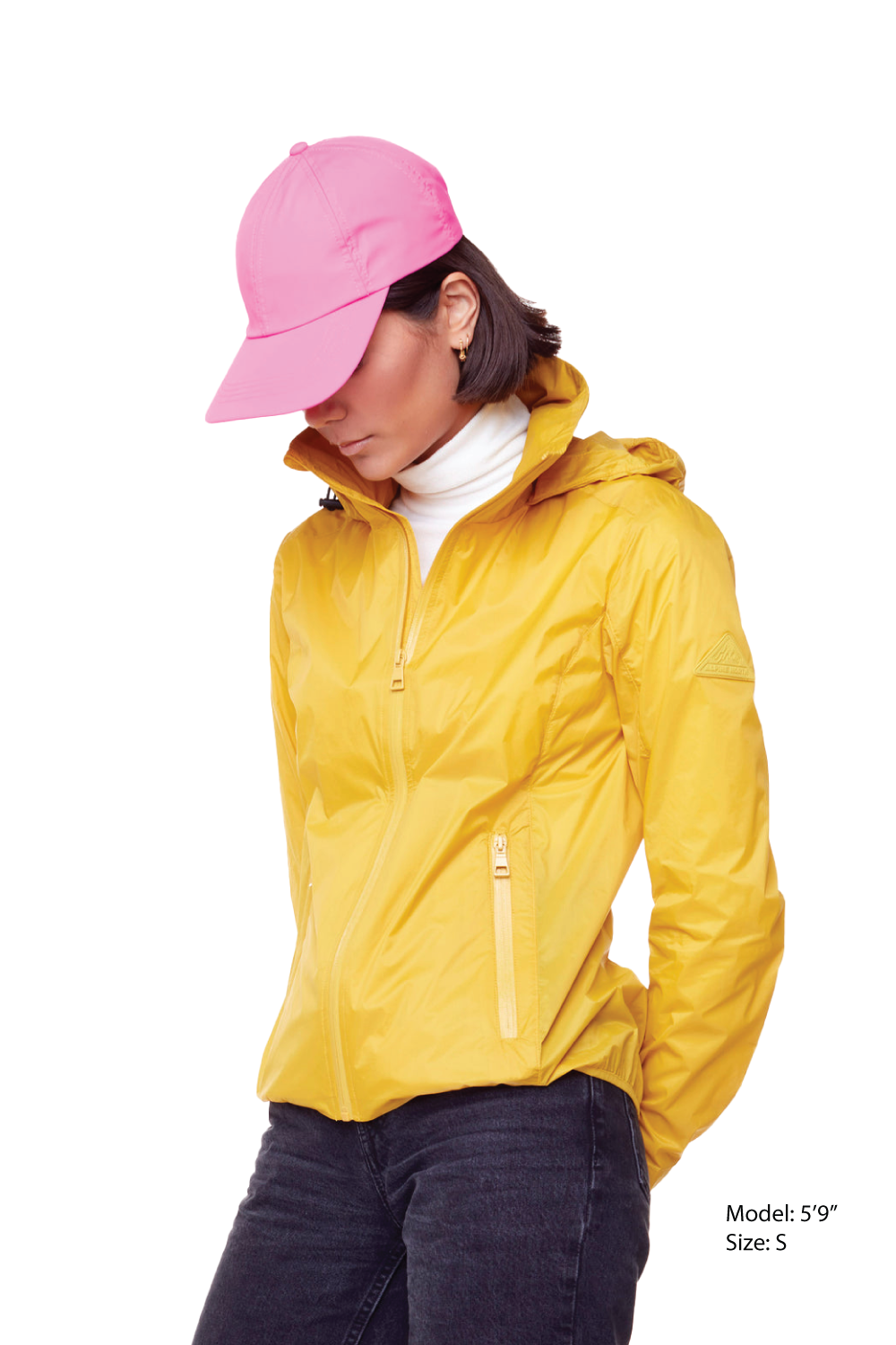 PELLY | WOMEN'S (RECYCLED) ULTRALIGHT WINDSHELL JACKET, YELLOW