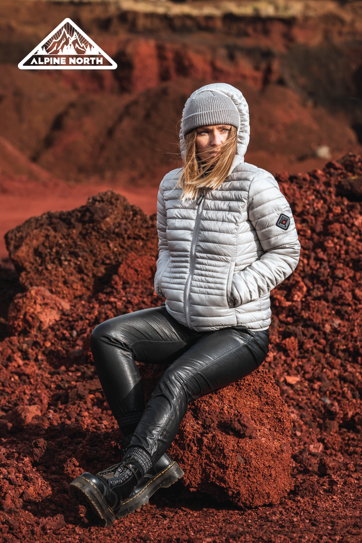 YOHO LADIES' | WOMEN'S VEGAN DOWN (RECYCLED) LIGHTWEIGHT PACKABLE PUFFER, BLACK