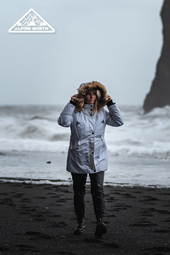 GLACIER | WOMEN'S VEGAN DOWN (RECYCLED) PARKA, BLACK