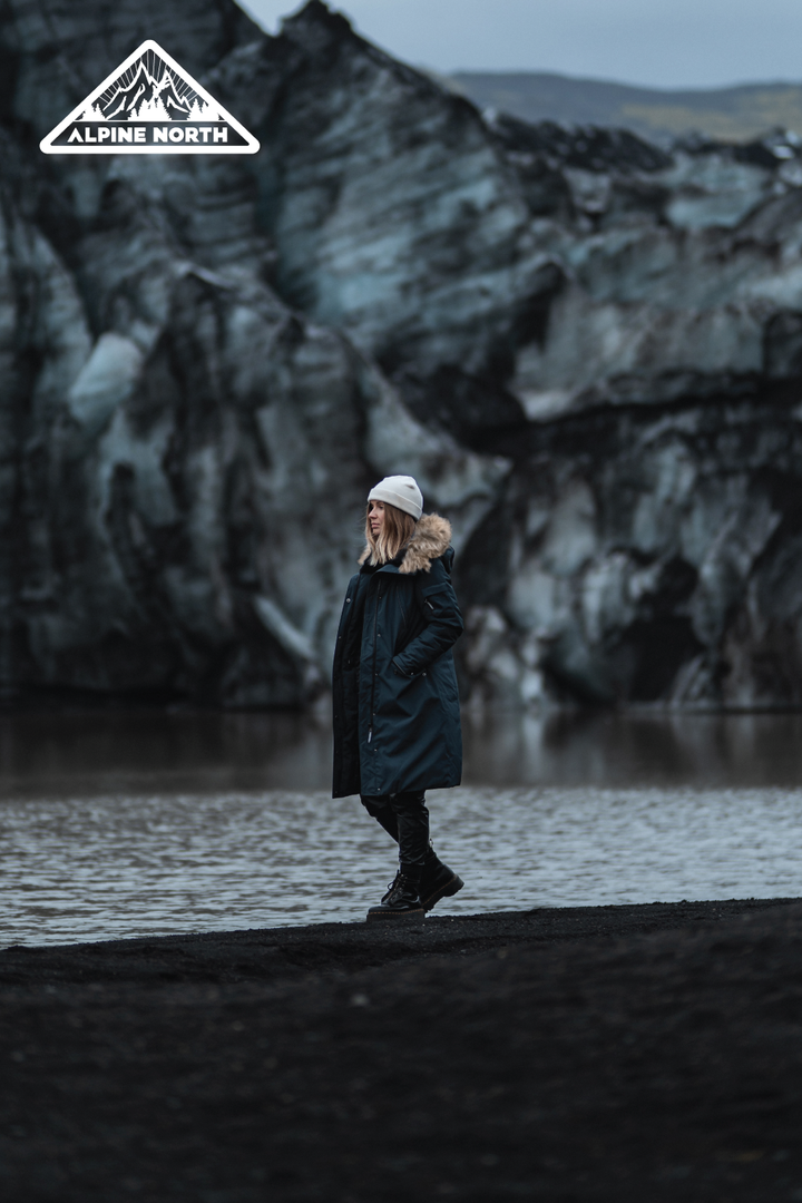 LAURENTIAN | WOMEN'S VEGAN DOWN (RECYCLED) LONG PARKA, OLIVE