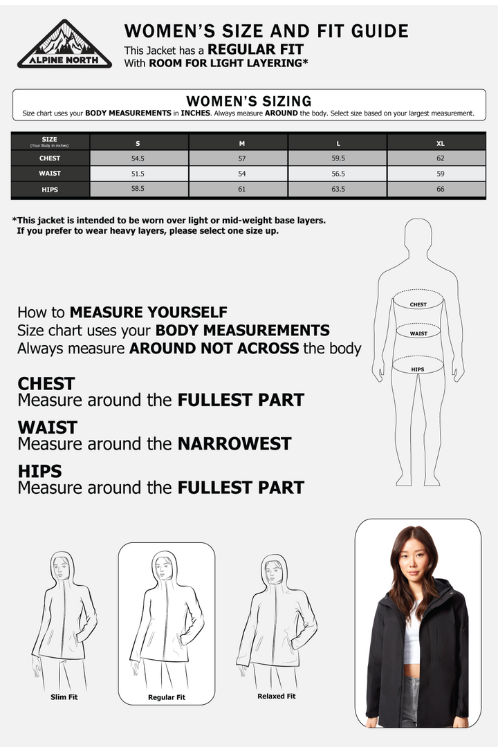 TAHSIS | WOMEN'S WATERPROOF RAIN JACKET, BLACK