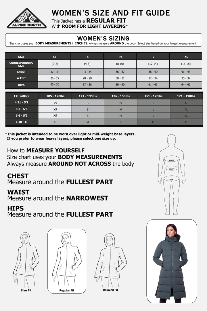 KLUANE | WOMEN'S VEGAN DOWN (RECYCLED) ULTRA LONG LENGTH PARKA, FOREST GREEN