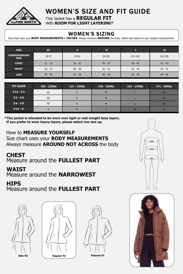 KOOTNEY | WOMEN'S VEGAN DOWN (RECYCLED) MID-LENGTH PARKA, MAPLE