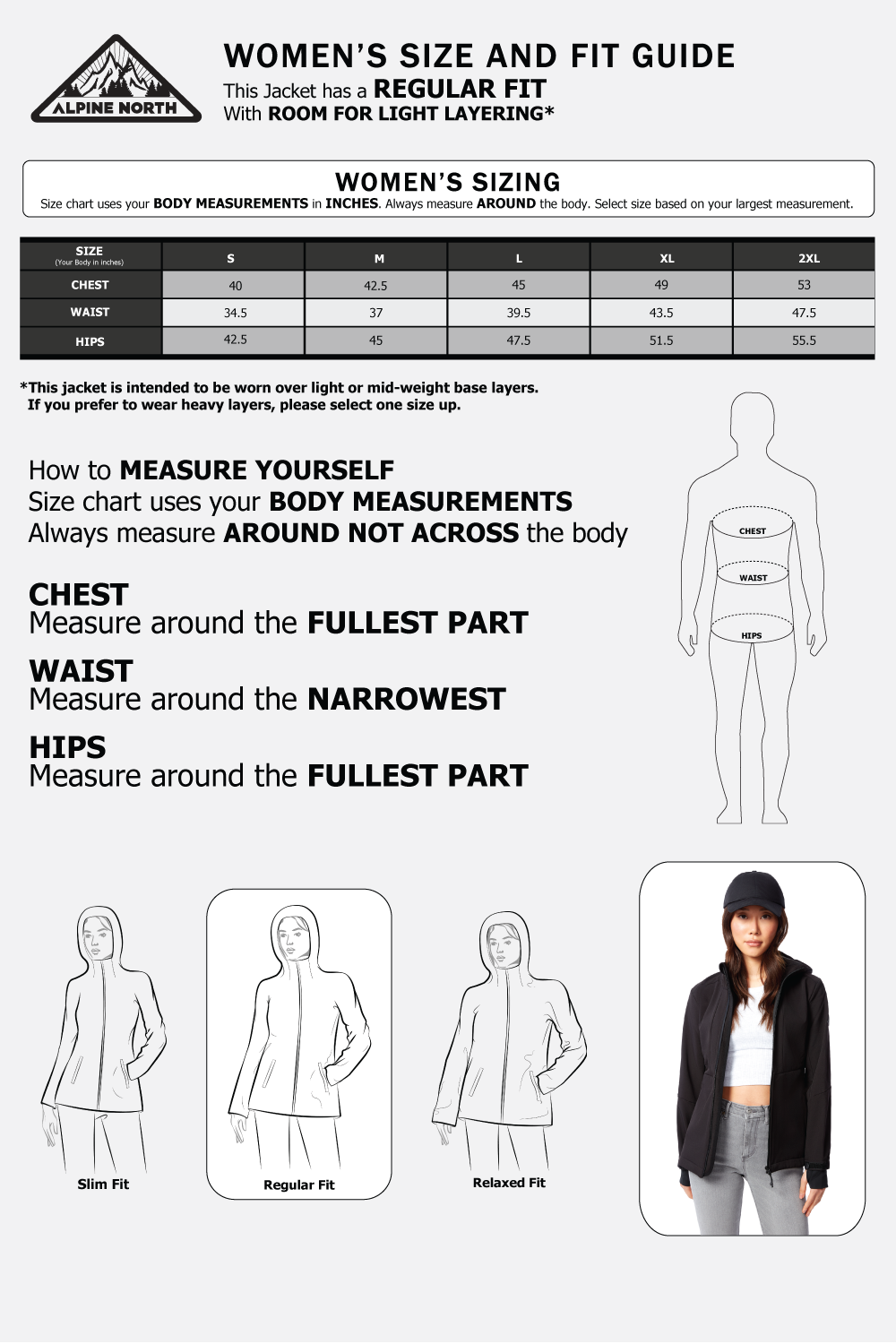 MACKENZIE | WOMEN'S FLEECE LINED SOFTSHELL WINDBREAKER, BLACK